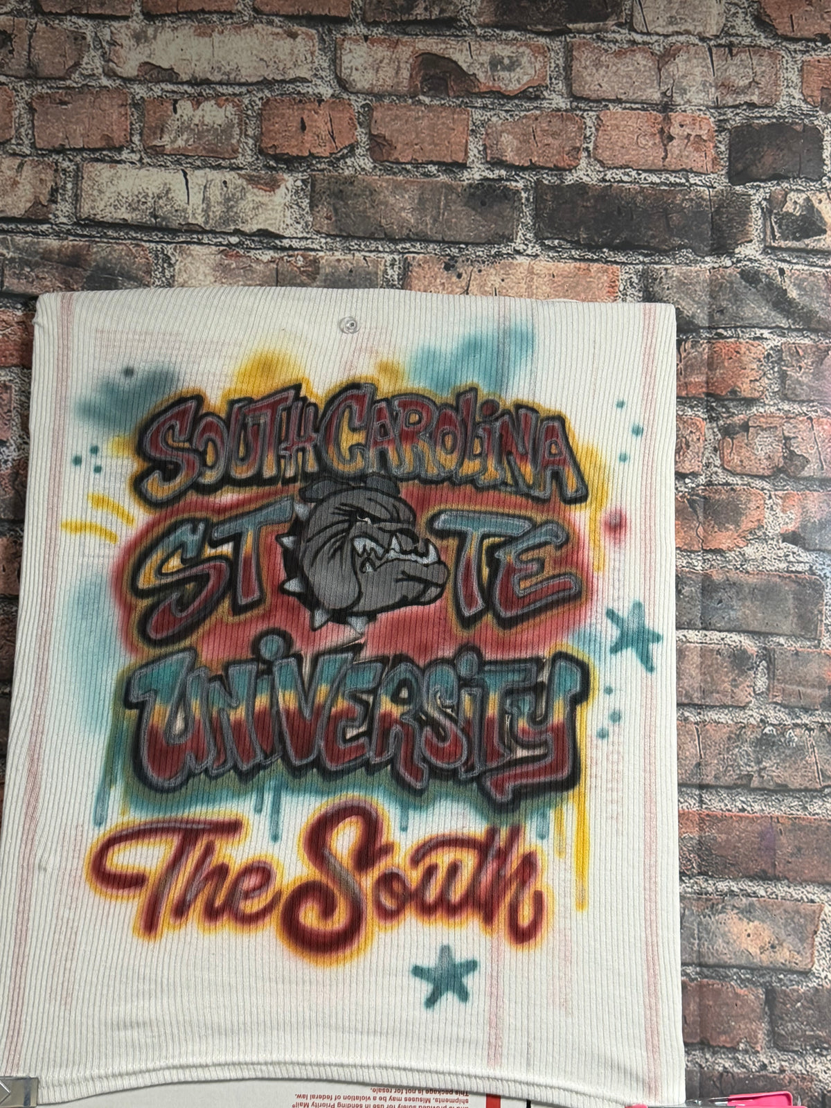 South Carolina State airbrush tshirt