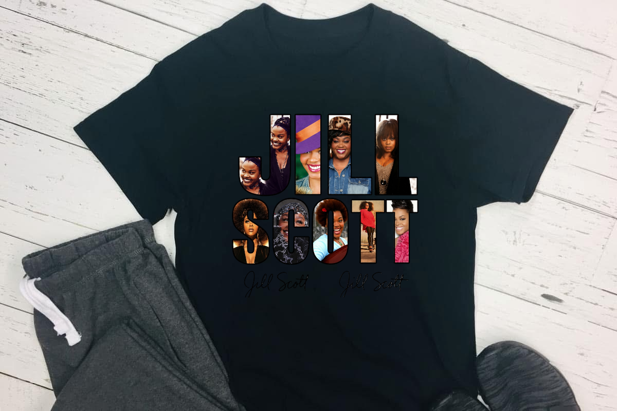 Jill Scott block letters Concert tshirt