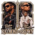 Usher and Chris Brown DTF ready to press iron on transfer for clothing t-shirts and hoodies concert ready