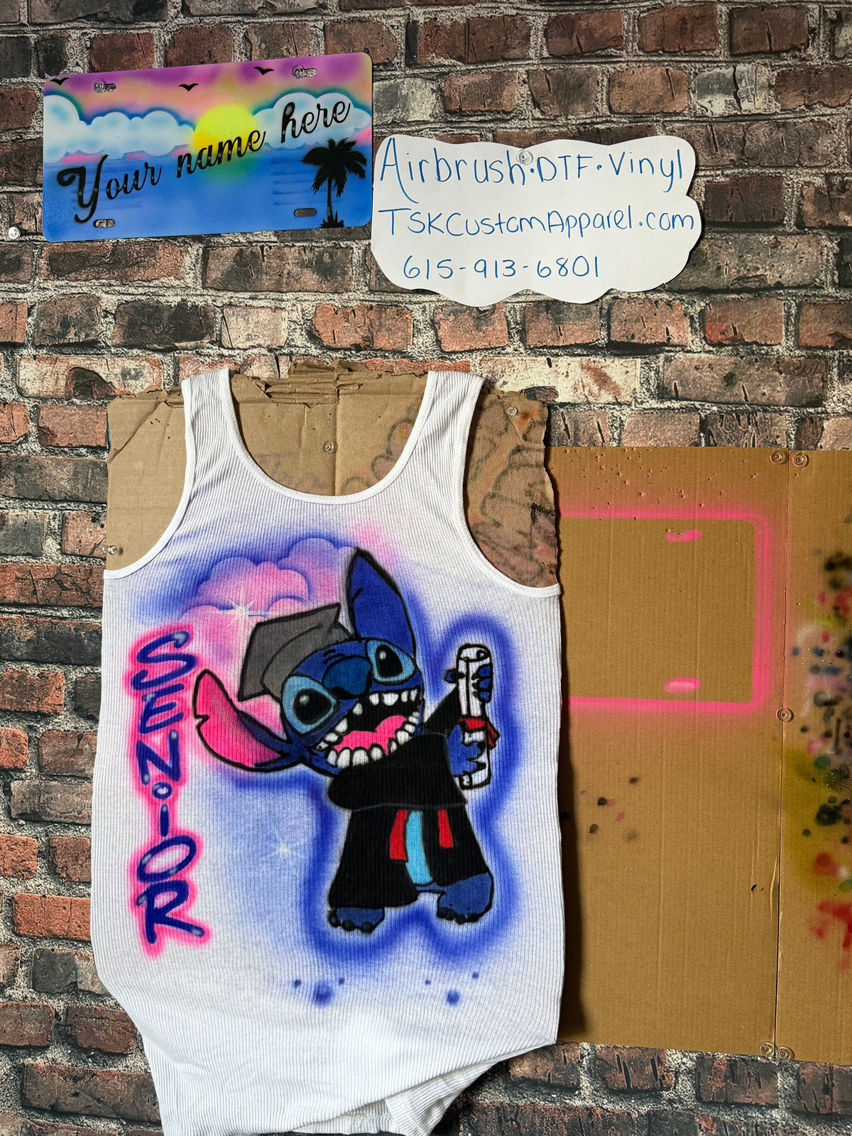 Senior airbrush tshirt