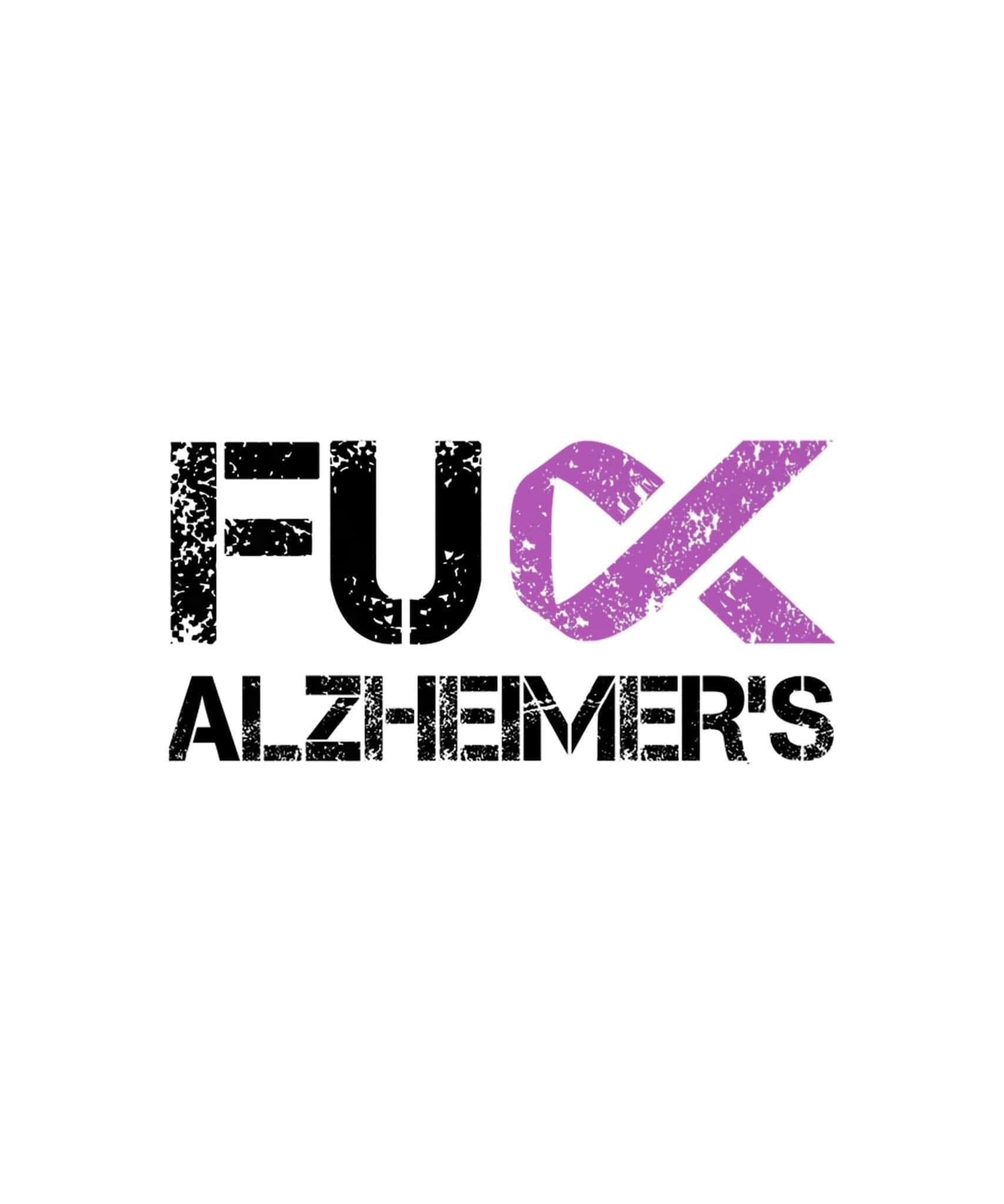 f Alzheimer's DTF Iron on transfer for clothing t-shirts and hoodies