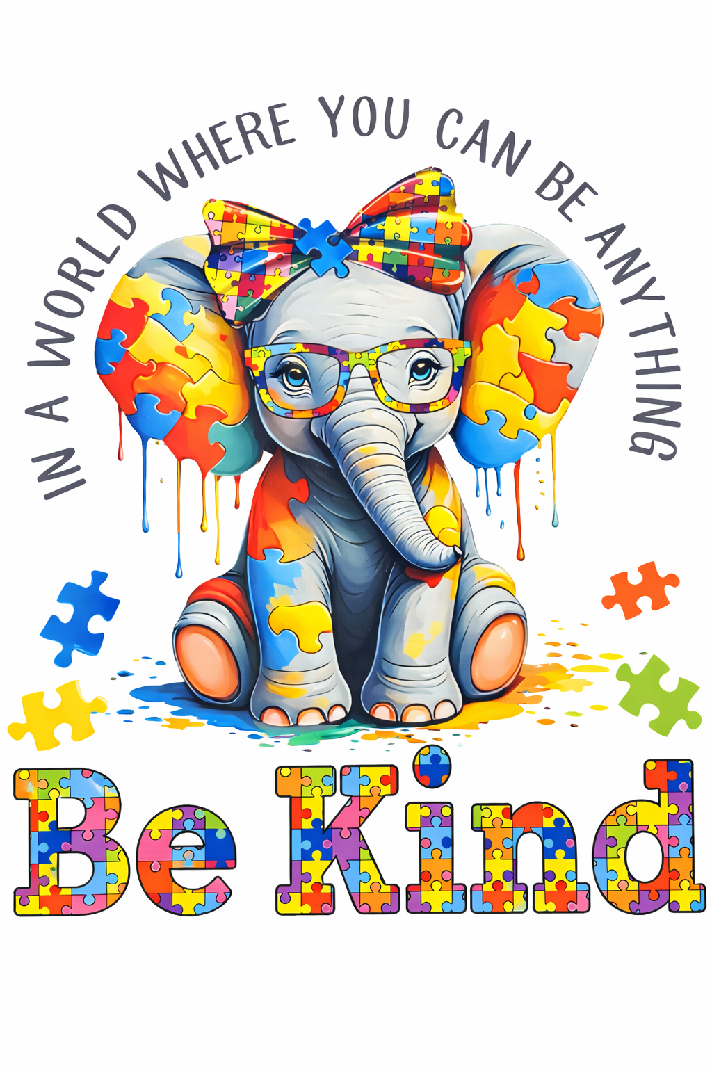 Autism Awareness Be Kind Tee