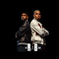 Chris Brown and Usher R&B Tour concert DTF Ready to press iron on transfer for clothing t-shirts and hoodies concert ready