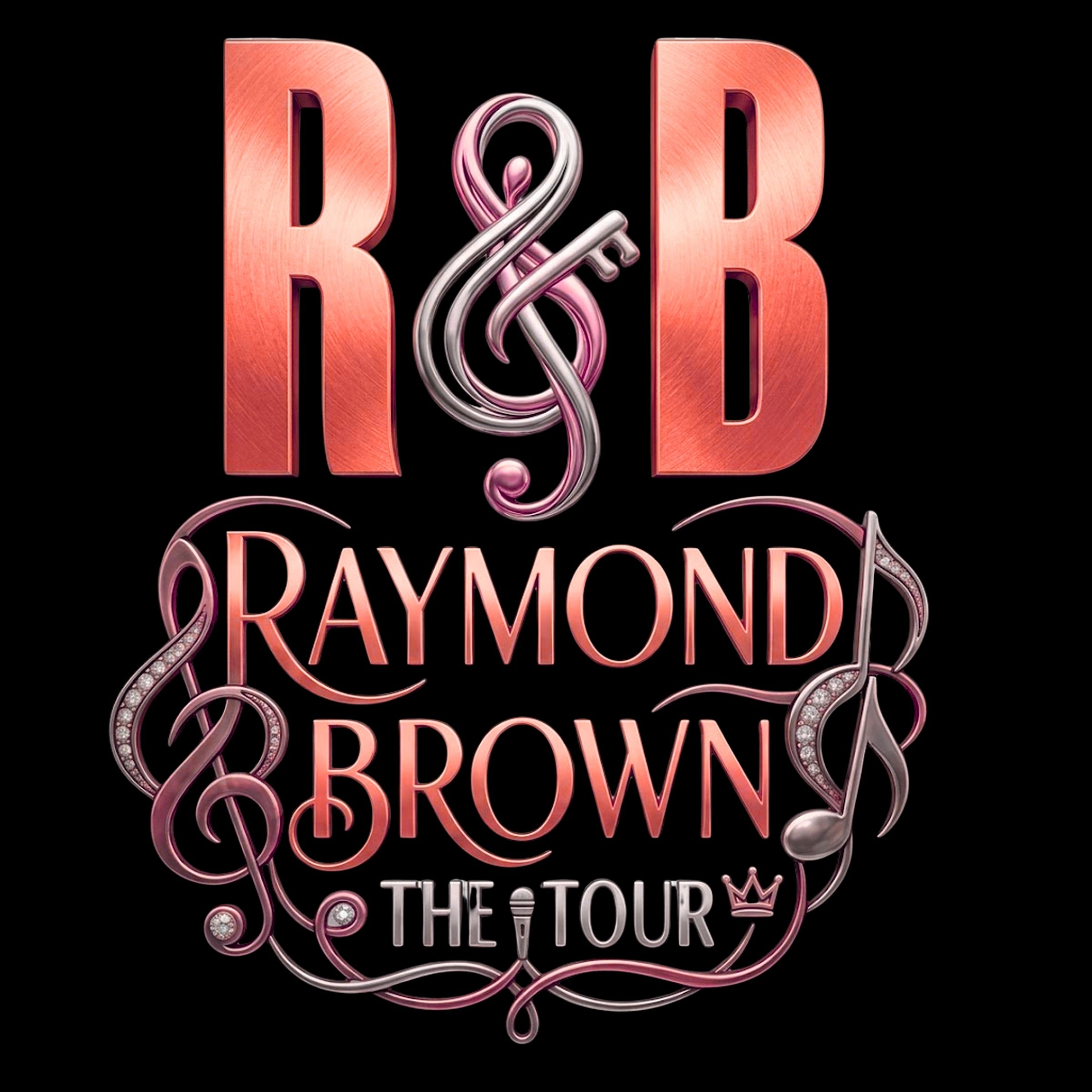 Chris Brown and Usher R&B Tour concert DTF Ready to press iron on transfer for clothing t-shirts and hoodies concert ready