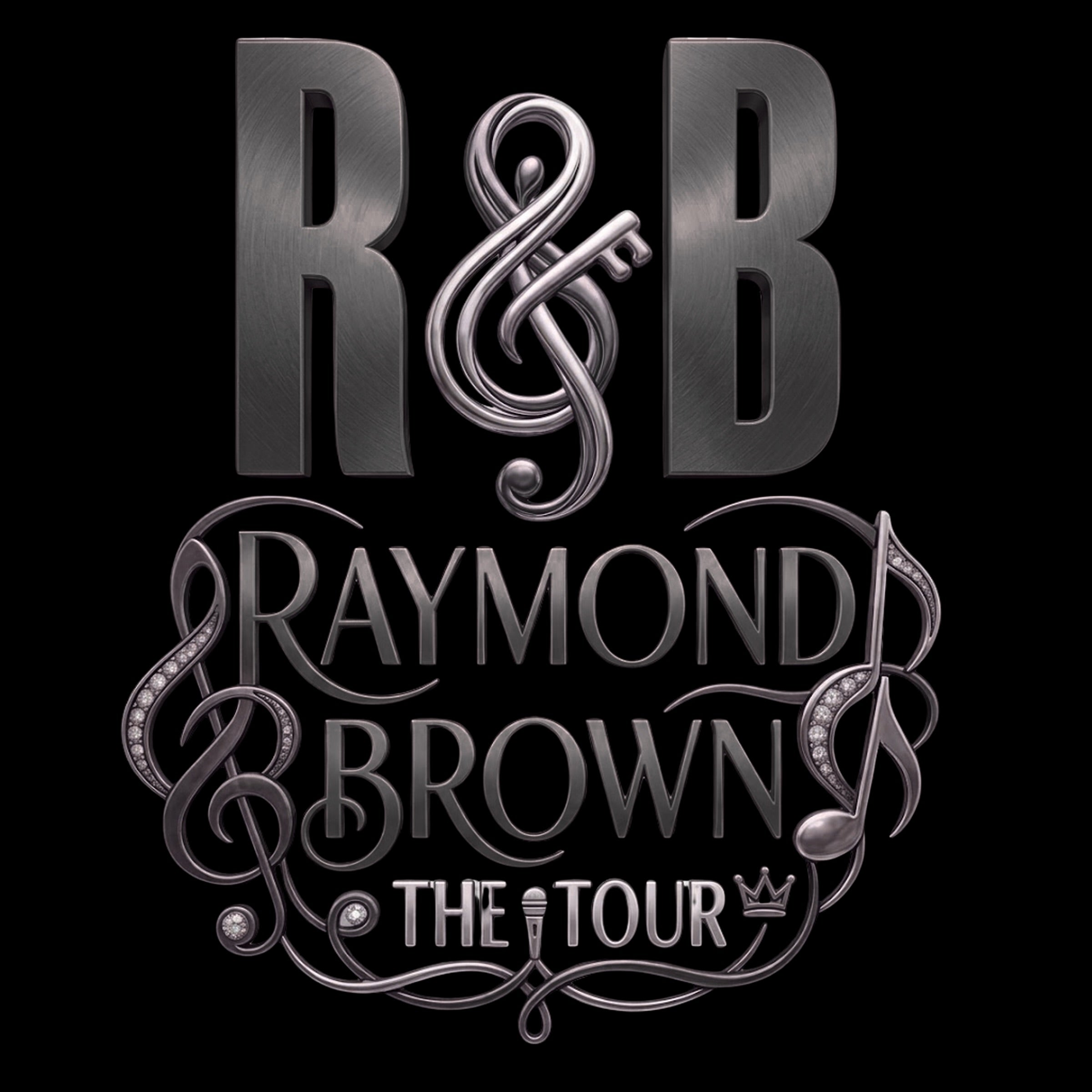 Chris Brown and Usher R&B Tour concert DTF Ready to press iron on transfer for clothing t-shirts and hoodies concert ready