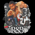 Chris Brown and Usher R&B Tour concert DTF Ready to press iron on transfer for clothing t-shirts and hoodies concert ready