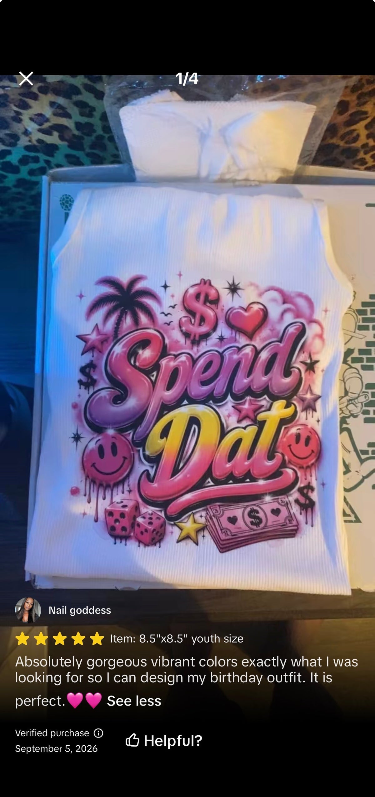 SPEND dat tank top