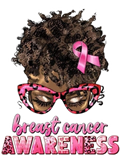 Breast Cancer Awareness DTF ready to press iron on transfer for clothing t-shirts and hoodies