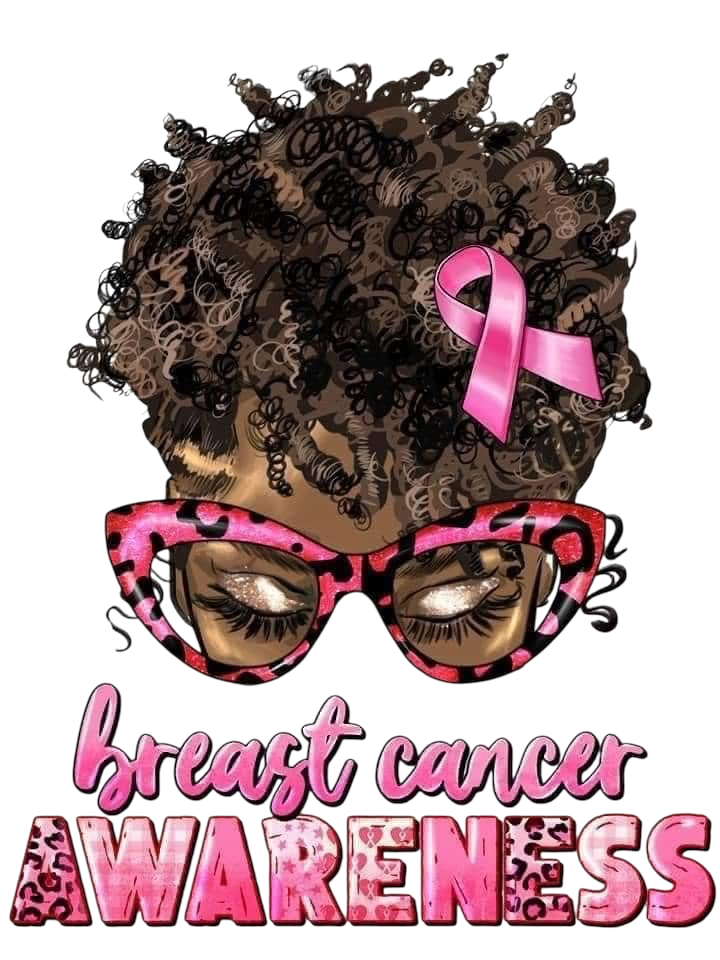 Breast Cancer Awareness DTF ready to press iron on transfer for clothing t-shirts and hoodies