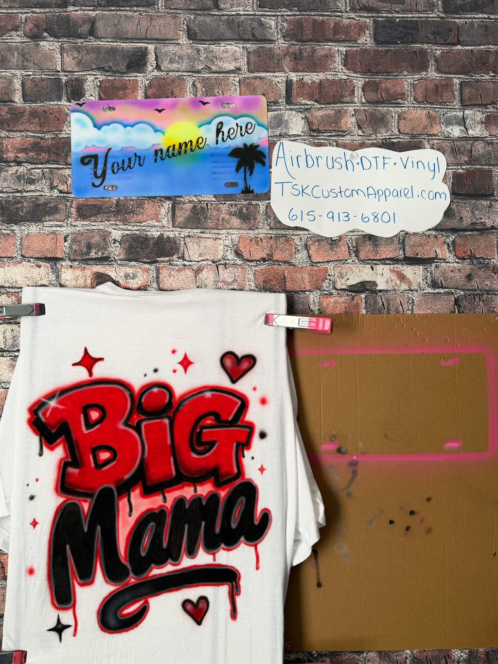 Big Mama airbrush tshirt
