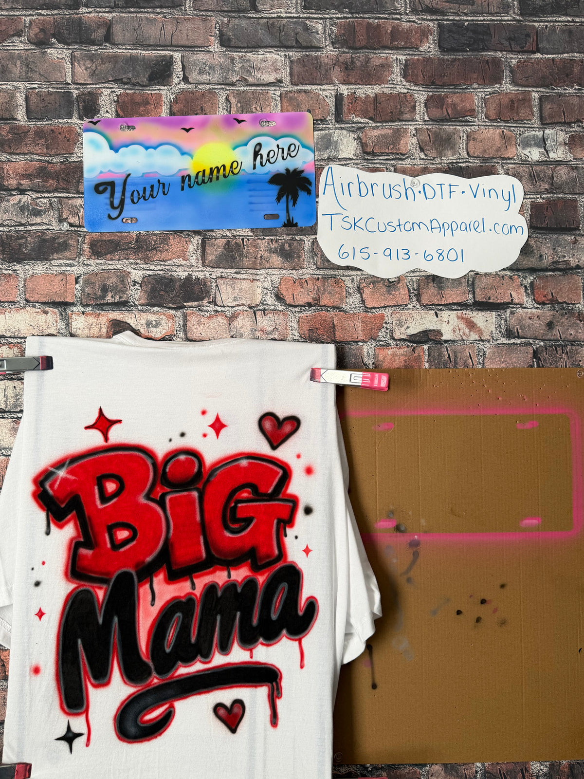 Big Mama airbrush tshirt