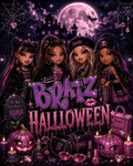 Bratz Halloween DTF ready to press iron on transfer for clothing t-shirts and hoodies
