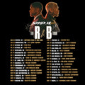 Chris Brown and Usher R&B Tour Summer 2026 concert dates DTF Ready to press iron on transfer for clothing t-shirts and hoodies concert ready