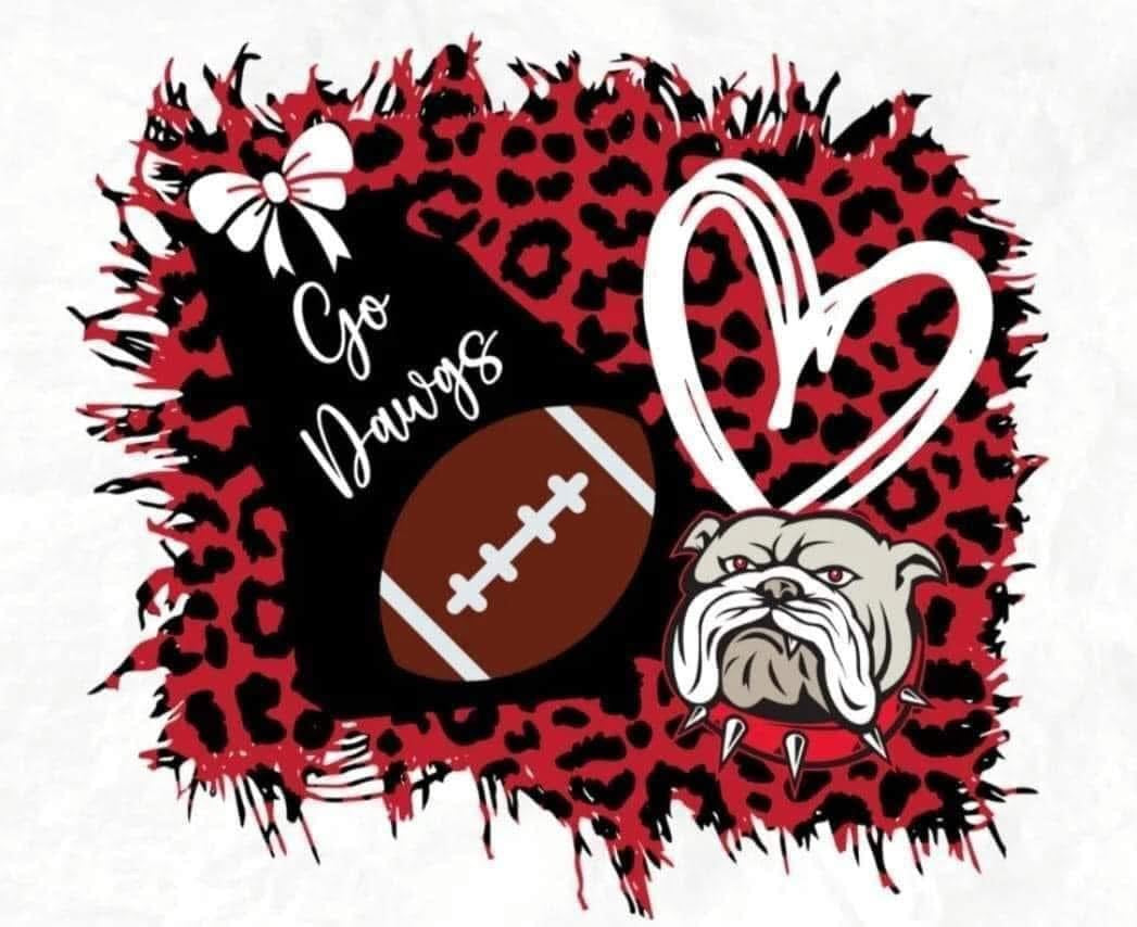 UGA GA Athens Bulldogs Dawgs DTF ready to press iron on transfer for clothing t-shirts and hoodies