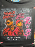 Chris brown usher R&B tour pink Airbrush shirt