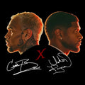 Chris Brown and Usher R&B Tour concert DTF Ready to press iron on transfer for clothing t-shirts and hoodies concert ready