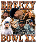 Breezy Bowl Chris Brown DTF ready to press iron on transfer for clothing t-shirts and hoodies