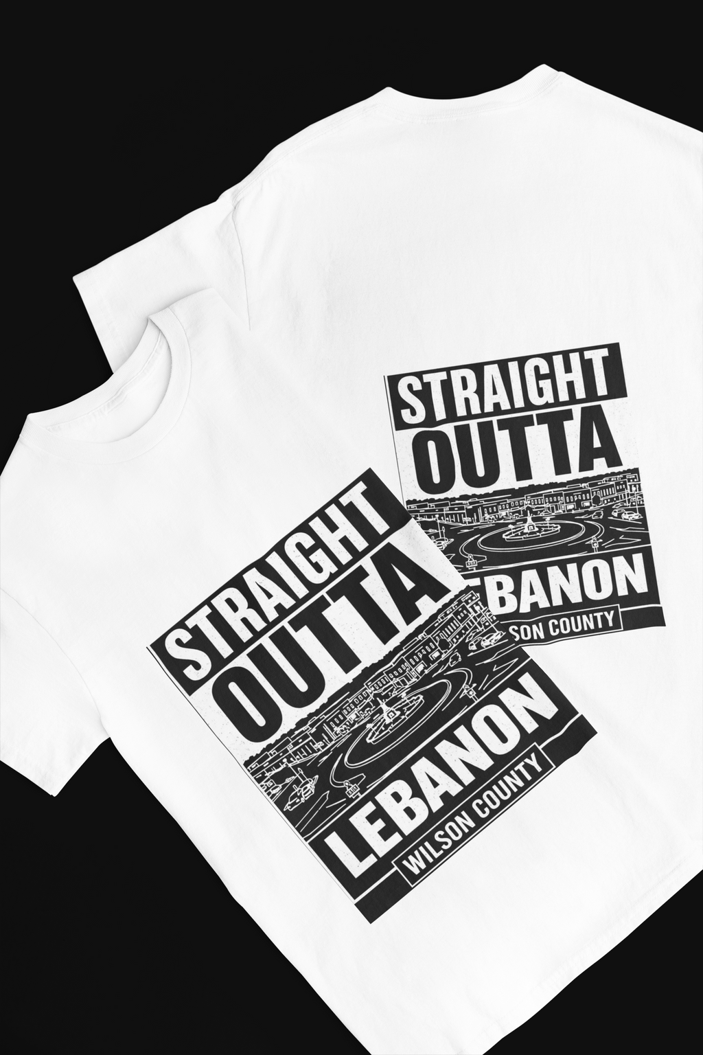 Straight Outta Lebanon Short Sleeve Tshirt