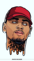 Chris Brown Animated Cartoon Drip DTF iron on transfer for clothing t-shirts etc concert ready (Copy)