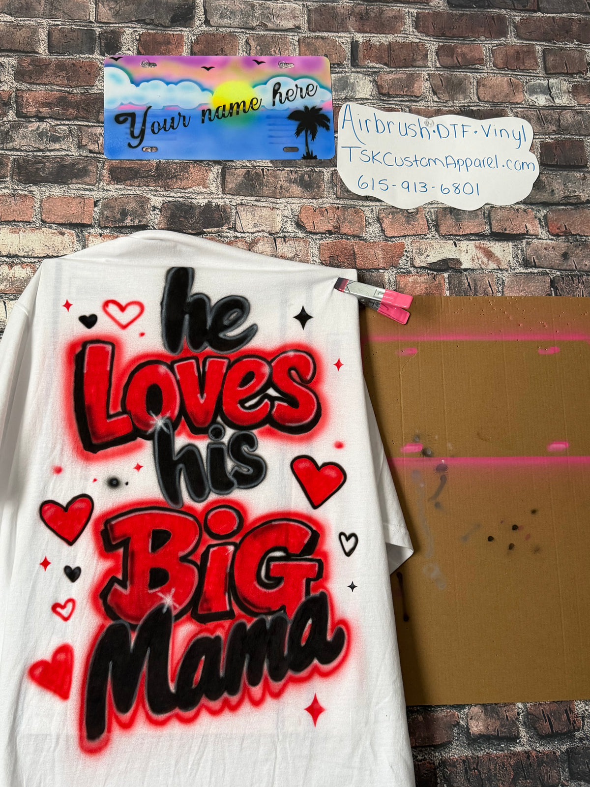 Big Mama airbrush tshirt