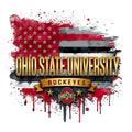 Ohio State University Buckeyes DTF ready to press iron on transfer for clothing t-shirts and hoodies