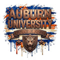 Auburn University Tigers DTF ready to press iron on transfer for clothing t-shirts and hoodies