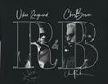 Chris brown usher initials R&B concert tour DTF transfer ready to press on clothing t-shirts hoodies and more