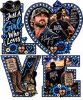 Love Series (pick your character) DTF ready to press iron on transfer for clothing t-shirts and hoodies