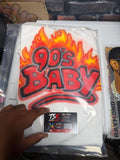Airbrushed 90’s baby tshirt