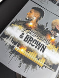 Usher & chris brown DTF iron on transfers for clothing t-shirts and hoodies concert
