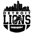 Lions football DTF ready to press iron on transfer for clothing t-shirts and hoodies