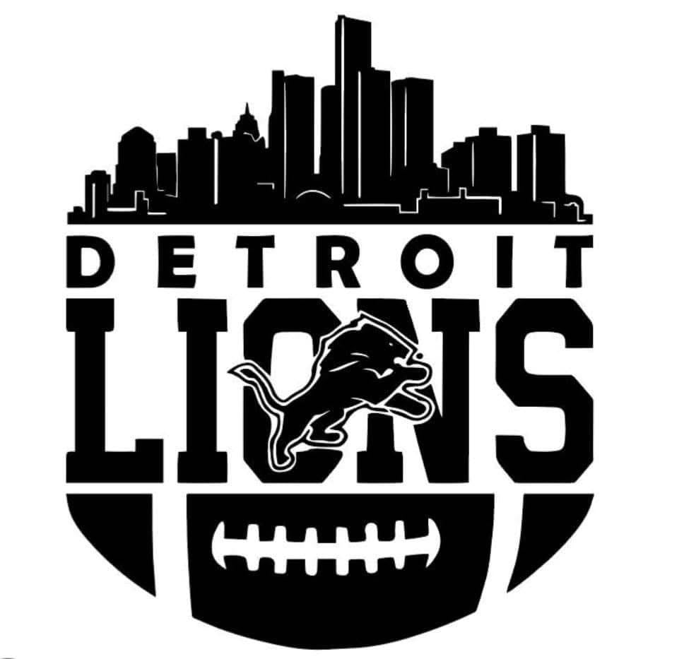 Lions football DTF ready to press iron on transfer for clothing t-shirts and hoodies