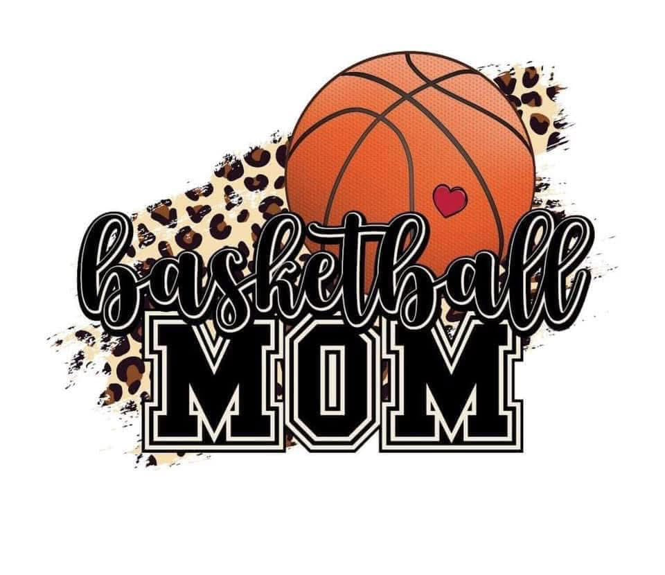 Basketball mom DTF ready to press iron on transfer for clothing t-shirts and hoodies
