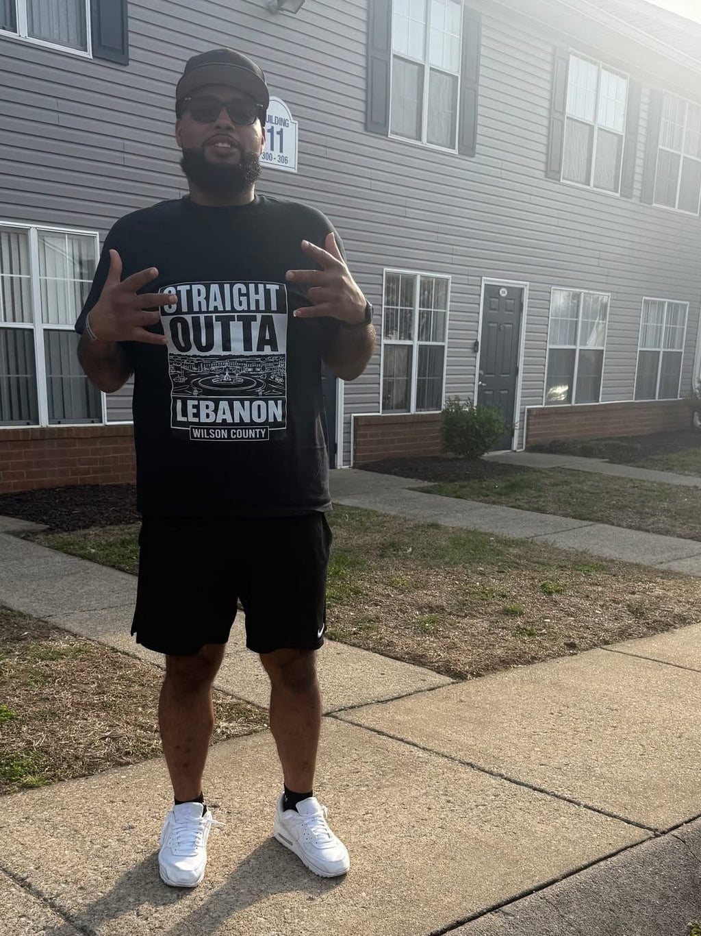 Straight Outta Lebanon Short Sleeve Tshirt