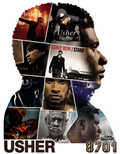 Usher R&B Tour DTF ready to press iron on transfer for clothing t-shirts and hoodies