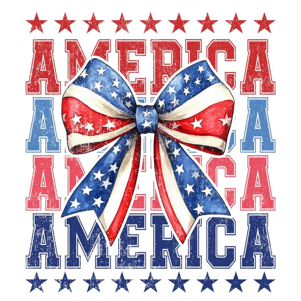 America DTF ready to press iron on transfer for clothing t-shirts and hoodies