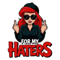 Ariel For my haters DTF ready to press iron on transfer for clothing t-shirts and hoodies