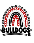 UGA GA Athens Bulldogs Dawgs football DTF ready to press iron on transfer for clothing t-shirts and hoodies