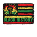 Black History Juneteenth DTF ready to press iron on transfer for clothing t-shirts and hoodies