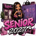 Senior 2027 Bratz DTF ready to press iron on transfer for clothing t-shirts and hoodies