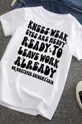 Knees Weak Faux Eminem Lyrics T-shirt