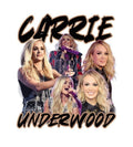 Carrie Underwood DTF ready to press iron on transfer for clothing t-shirts and hoodies concert ready