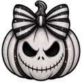 The Nightmare before Christmas Jack-O-Lantern Halloween DTF ready to press iron on transfer for clothing t-shirts and hoodies
