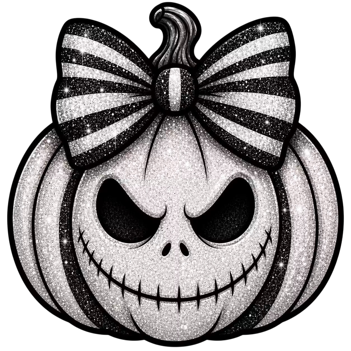 The Nightmare before Christmas Jack-O-Lantern Halloween DTF ready to press iron on transfer for clothing t-shirts and hoodies