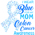 Colon Cancer Awareness DTF ready to press iron on transfer for clothing t-shirts and hoodies