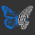 Colon Cancer Awareness DTF ready to press iron on transfer for clothing t-shirts and hoodies