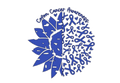 Colon Cancer Awareness Flower and Ribbons DTF ready to press iron on transfer for clothing t-shirts and hoodies