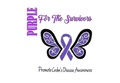Crohn's Disease Awareness DTF ready to press iron on transfer for clothing t-shirts and hoodies