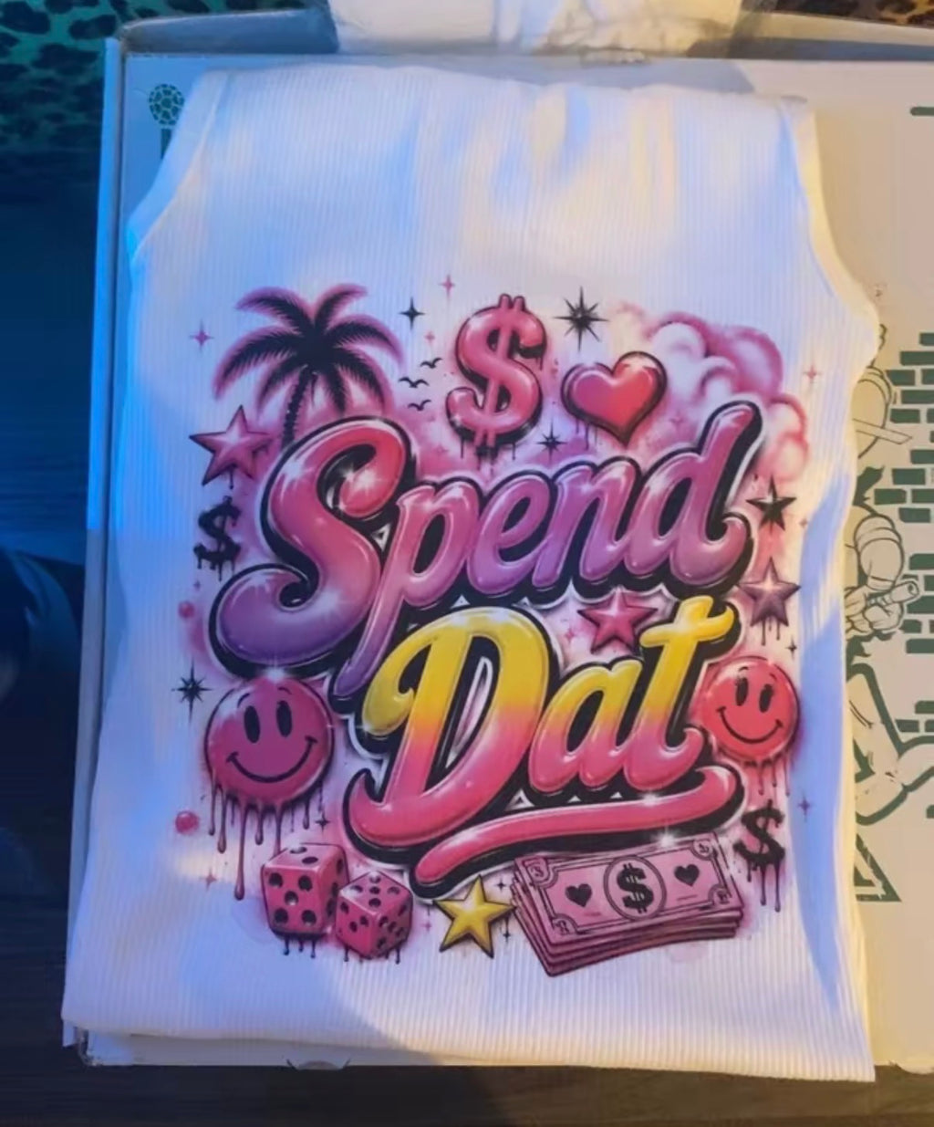 SPEND dat tank top