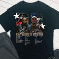 Usher & Chris Brown R&B Tour T-shirt concert ready